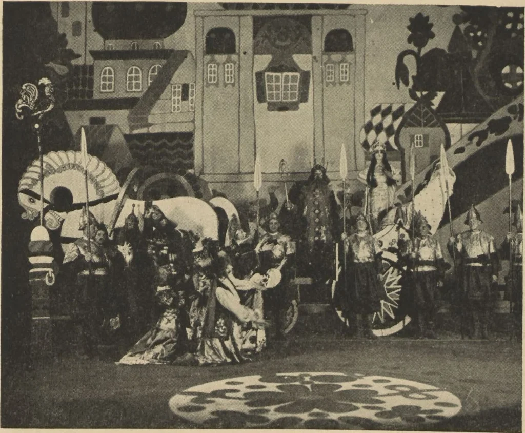 An illustration from American stage designs : an illustrated catalogue of the models, drawings and photographs exhibited at the Bourgeois Galleries in New York, April 5th to 26th, 1919, 1919, leaf 31