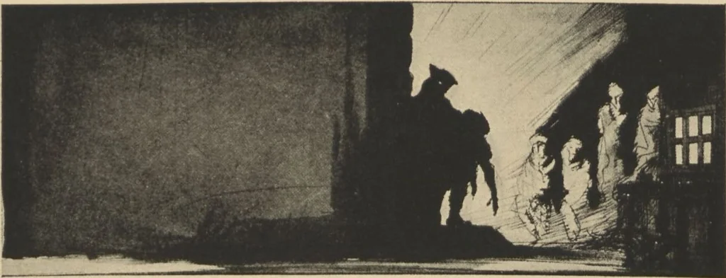 An illustration from American stage designs : an illustrated catalogue of the models, drawings and photographs exhibited at the Bourgeois Galleries in New York, April 5th to 26th, 1919, 1919, leaf 32