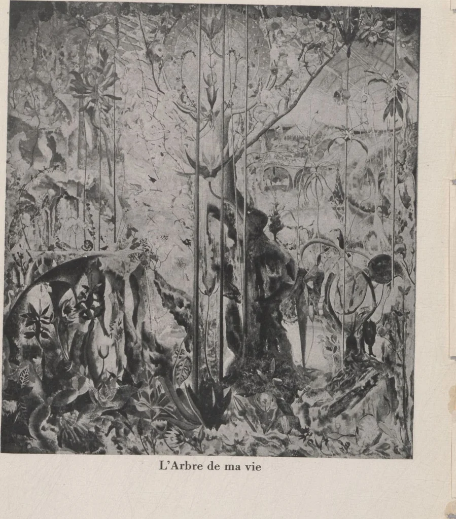 An illustration from Retrospective exhibition of paintings, pastels, drawings, silverpoints and watercolors by Joseph Stella : March 27th to April 24th, 1920, 1920, leaf 4