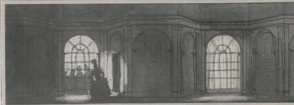 An illustration from Robert Edmond Jones : a comment on his work in the theatre / by Percy MacKaye, 1920, leaf 9