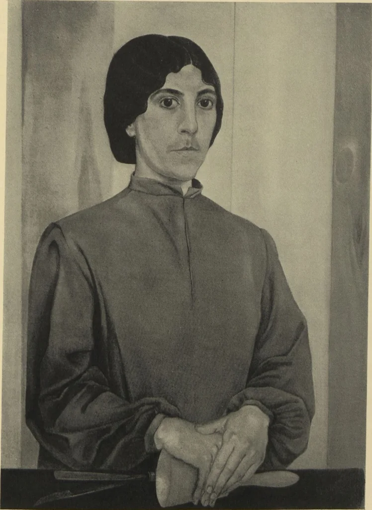 An illustration from A catalogue of paintings by Stefan Hirsch : February twenty-sixth to March nineteenth, 1927 / with an introduction by Stephan Bourgeois, 1927, leaf 6