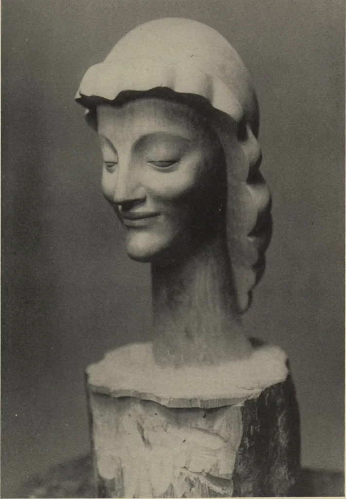 An illustration from Exhibition of sculptures by Numa Patlagean ... : February twenty-fifth to March sixteenth 1929, 1929, leaf 4
