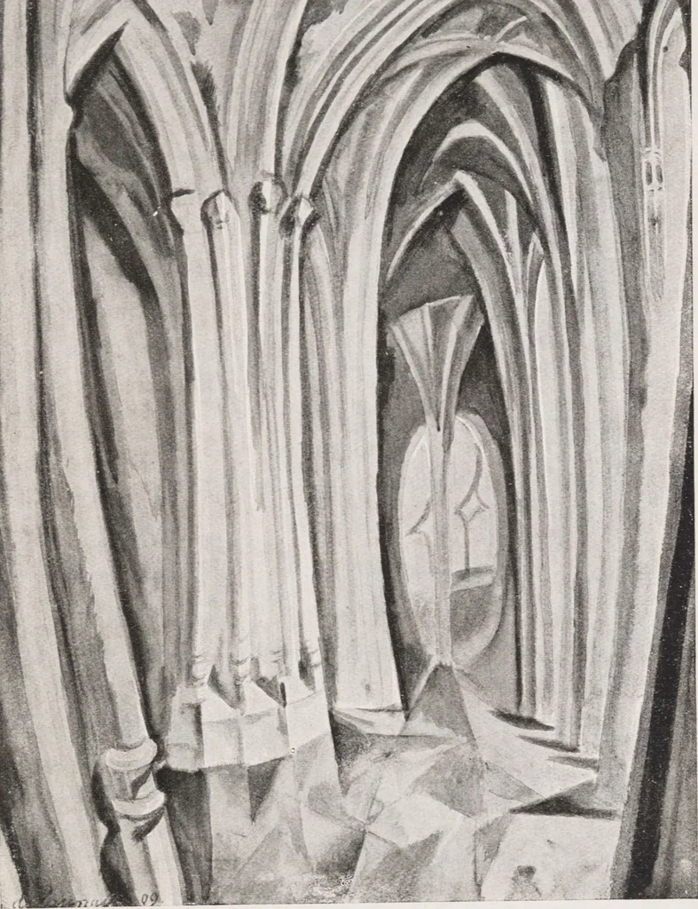 An illustration from Zehn Jahre Sturm : Gesamtschau : September 1921, hundertste Ausstellung, 1921, leaf 11