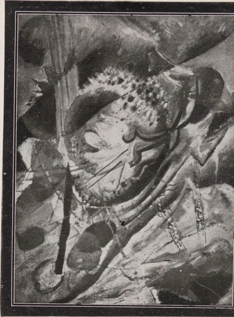 An illustration from Zehn Jahre Sturm : Gesamtschau : September 1921, hundertste Ausstellung, 1921, leaf 18