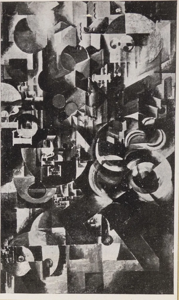 An illustration from Zehn Jahre Sturm : Gesamtschau : September 1921, hundertste Ausstellung, 1921, leaf 22