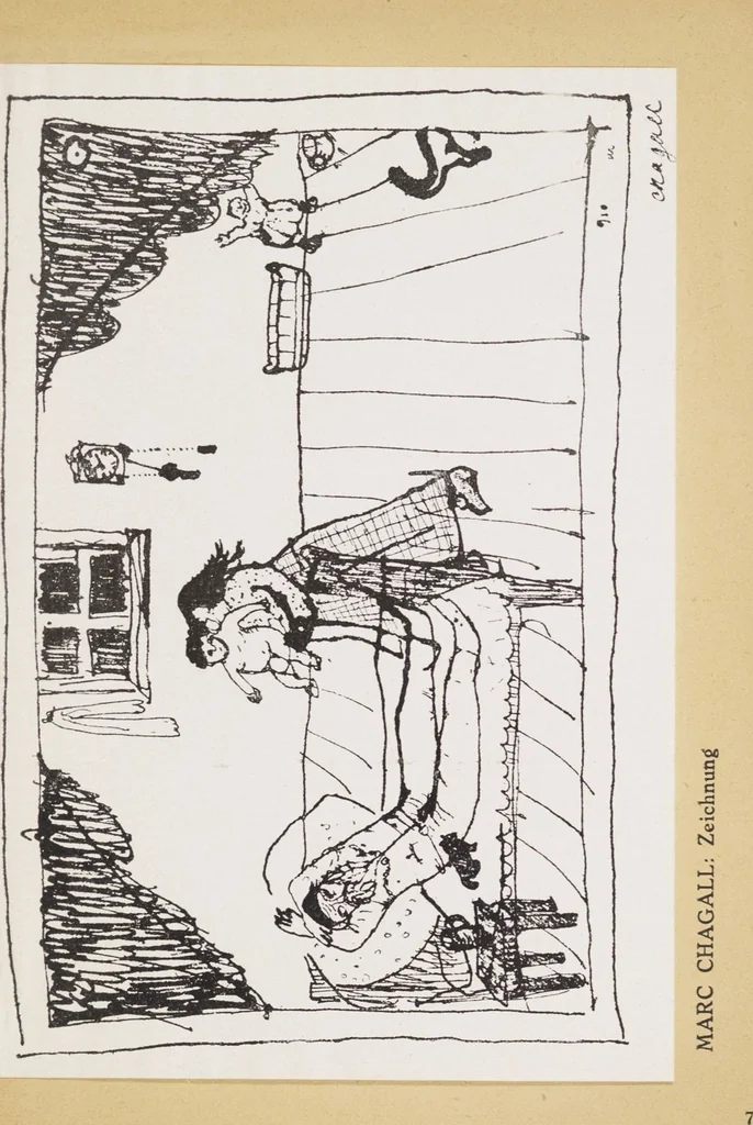 An illustration from Zehn Jahre Sturm : Gesamtschau : September 1921, hundertste Ausstellung, 1921, leaf 9