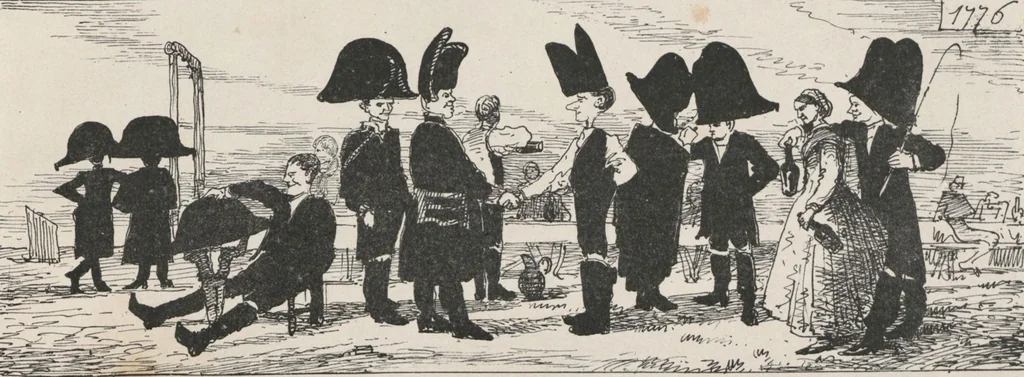 An illustration from Album caricatural : Salon de 1861 / par Galletti, 1861, leaf 14