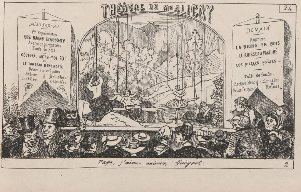 An illustration from Album caricatural : Salon de 1861 / par Galletti, 1861, leaf 6