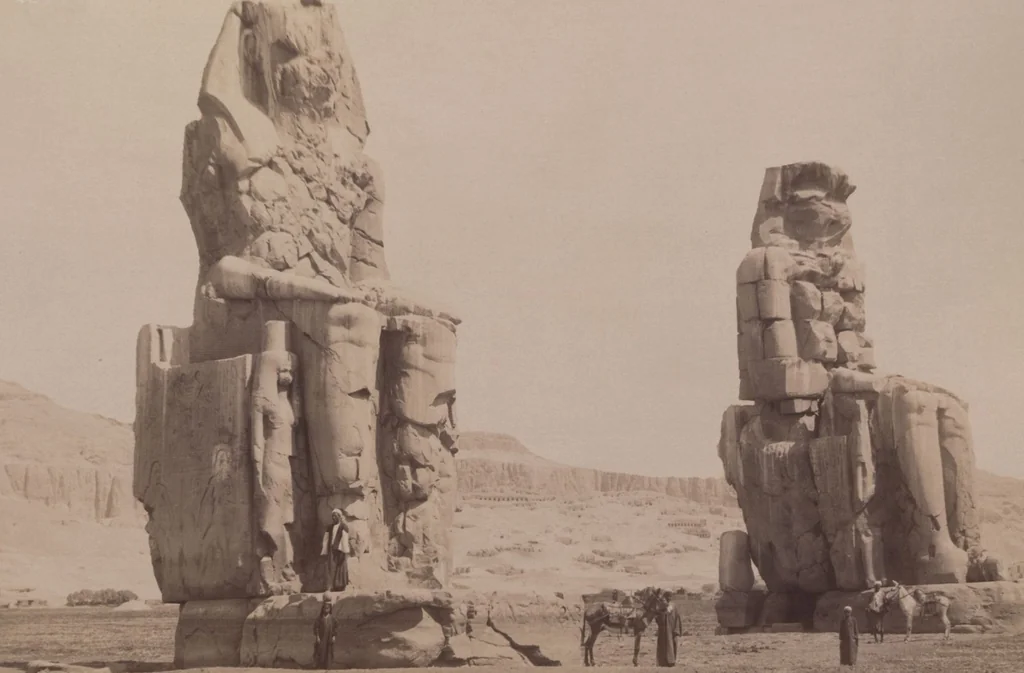 An illustration from [Album of Egyptian and Turkish photographs. Volume 1 / assembled by Rudolf H. and Lulu Reinhart in 1906 on their wedding trip], 1906, leaf 1