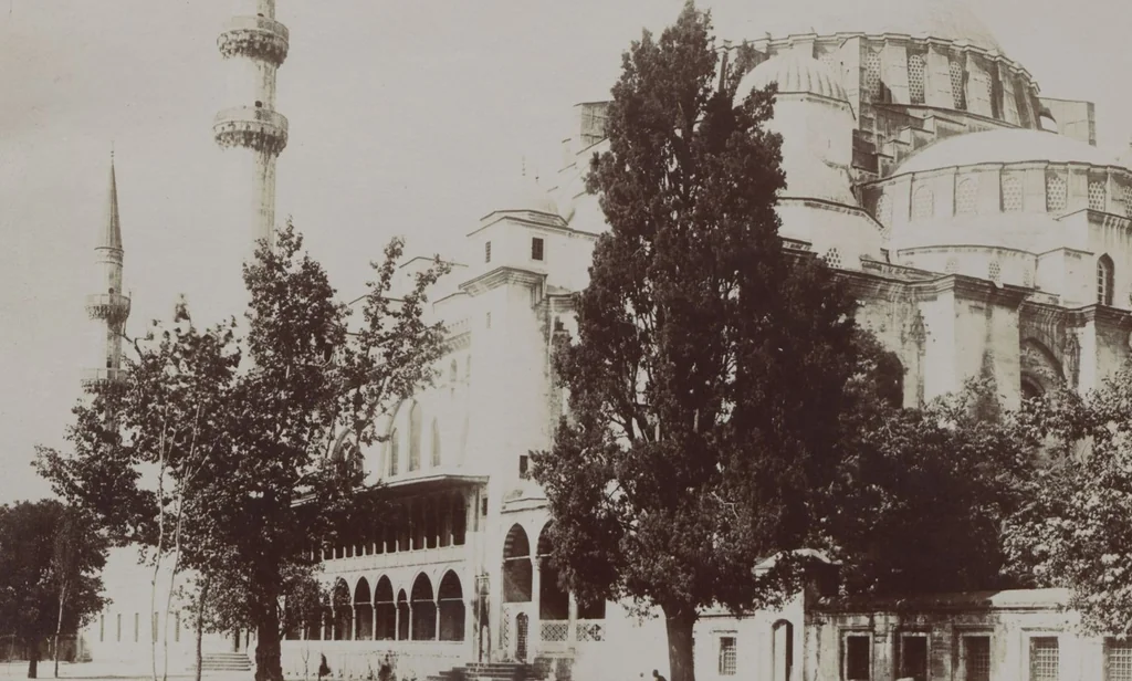 An illustration from [Album of Egyptian and Turkish photographs. Volume 1 / assembled by Rudolf H. and Lulu Reinhart in 1906 on their wedding trip], 1906, leaf 61