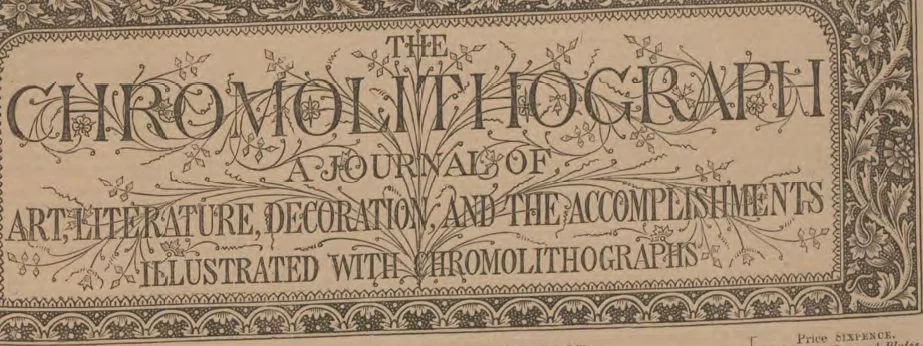 An illustration from The Chromolithograph : Volume 1, Number 3 (December 7, 1867), 1867, leaf 1