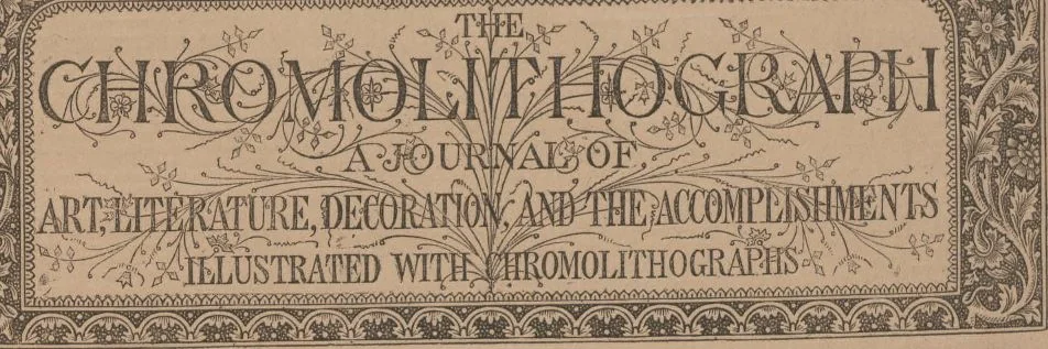 An illustration from The Chromolithograph : Volume 1, Number 2 (November 30, 1867), 1867, leaf 1