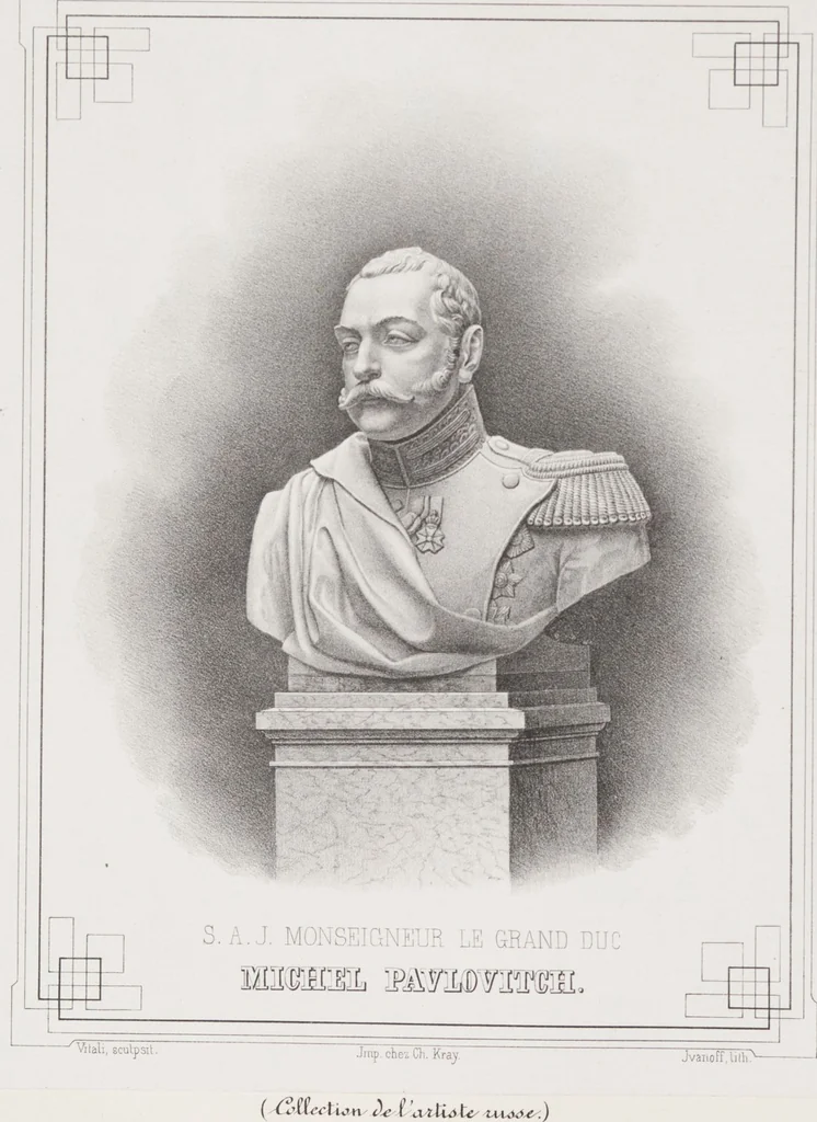An illustration from L'Artiste russe, revue des beaux-arts et de la littérature : [1847, Volume 3] / rédigée par une société d'artistes et d'hommes de lettres et publiée par J.Guillou, 1847, leaf 12