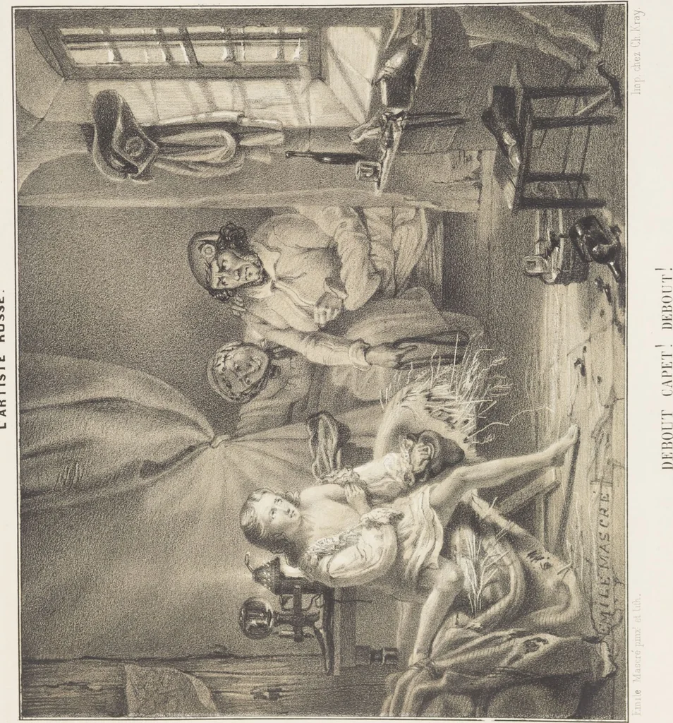 An illustration from L'Artiste russe, revue des beaux-arts et de la littérature : [1847, Volume 3] / rédigée par une société d'artistes et d'hommes de lettres et publiée par J.Guillou, 1847, leaf 309