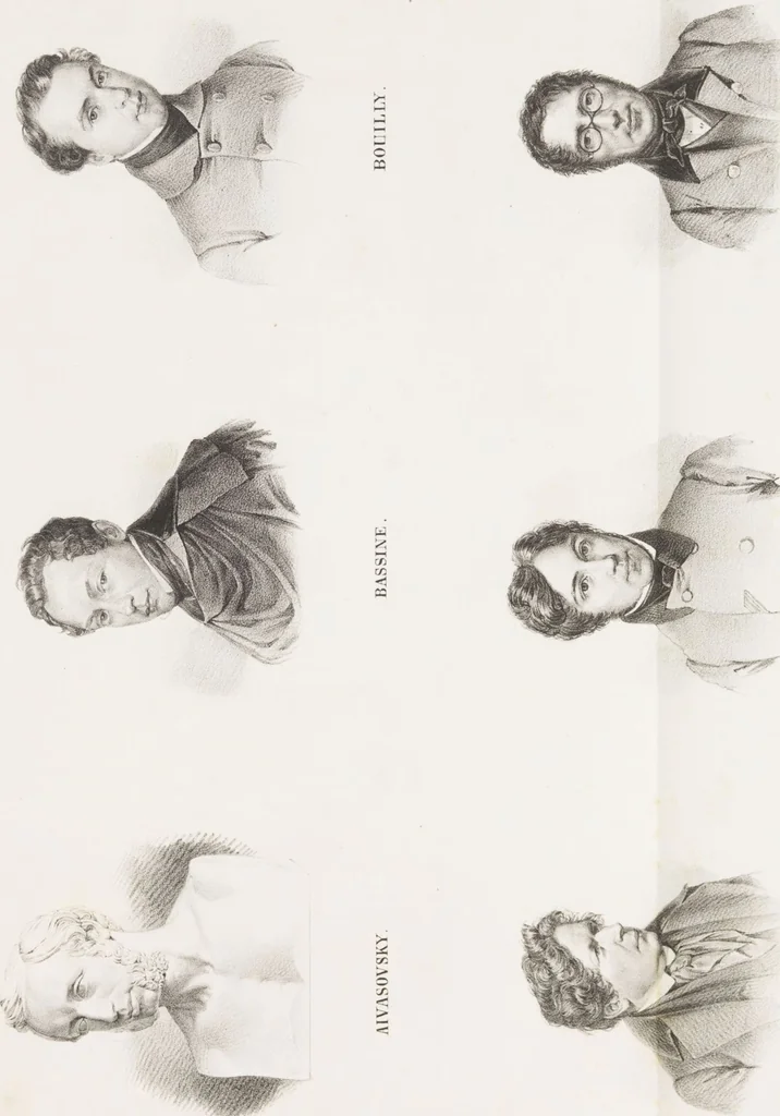 An illustration from L'Artiste russe, revue des beaux-arts et de la littérature : [1847, Volume 3] / rédigée par une société d'artistes et d'hommes de lettres et publiée par J.Guillou, 1847, leaf 353