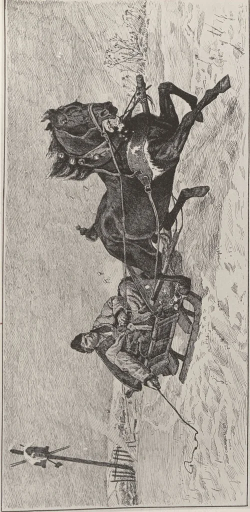 An illustration from A catalogue of [his collection of] ... paintings / ill. by Harry Chase, 1880, leaf 34