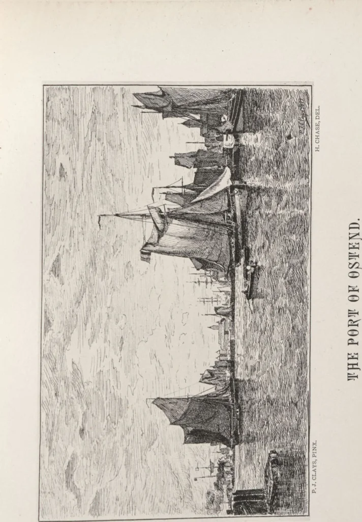 An illustration from A catalogue of [his collection of] ... paintings / ill. by Harry Chase, 1880, leaf 36
