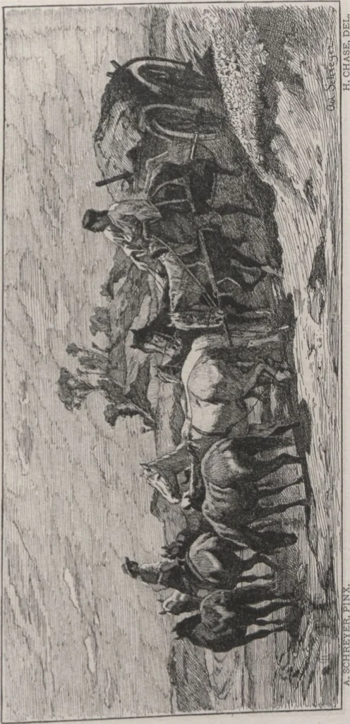 An illustration from A catalogue of [his collection of] ... paintings / ill. by Harry Chase, 1880, leaf 62