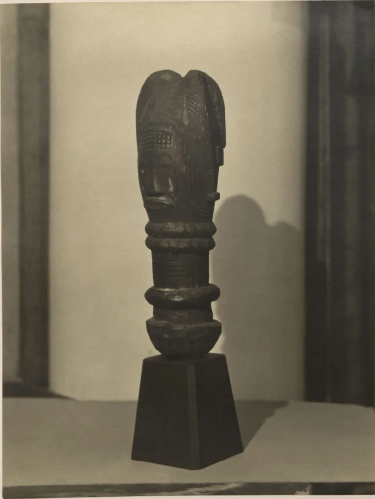 An illustration from African negro sculpture / photographed by Charles Sheeler with a preface by Marius de Zayas, 1918, leaf 6