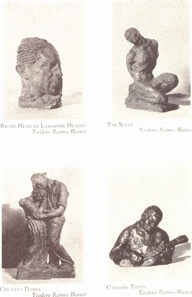 An illustration from Exhibition of work by Negro artists / presented by the Harmon Foundation in cooperation with the National Alliance of Art and Industry at the Art Center, 1933, leaf 33