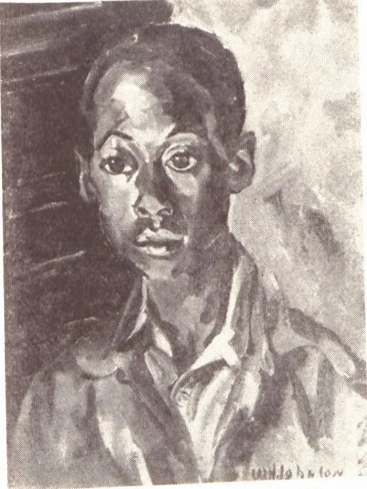 An illustration from Exhibition of work by Negro artists / presented by the Harmon Foundation in cooperation with the National Alliance of Art and Industry at the Art Center, 1933, leaf 37