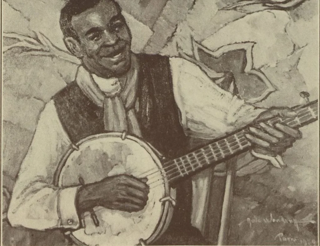 An illustration from Exhibit of fine arts by American Negro artists / presented by the Harmon Foundation and the Commission on Race Relations, Federal Council of Churches, 1930, leaf 11
