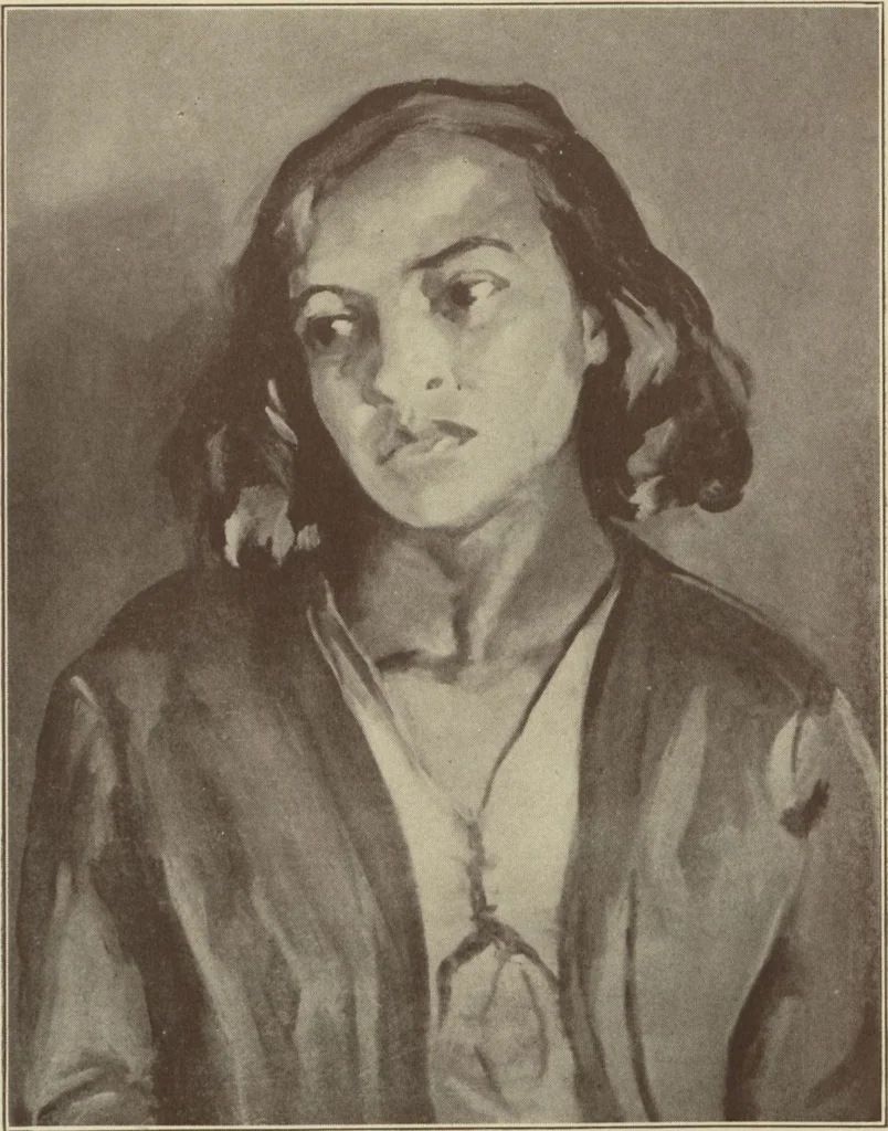 An illustration from Exhibit of fine arts by American Negro artists / presented by the Harmon Foundation and the Commission on Race Relations, Federal Council of Churches, 1930, leaf 8