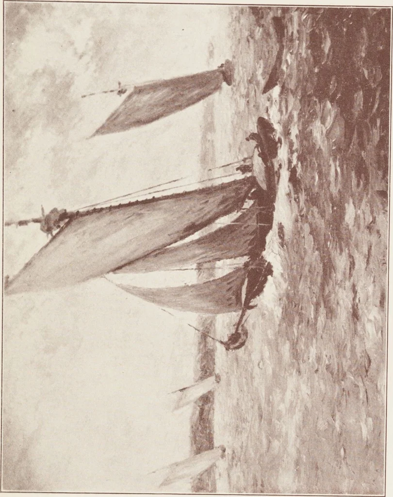 An illustration from Exhibit of fine arts : productions of American Negro artists / under auspices of the Harmon Foundation and the Commission on the Church and Race Relations, Federal Council of Churches, 1928, leaf 5