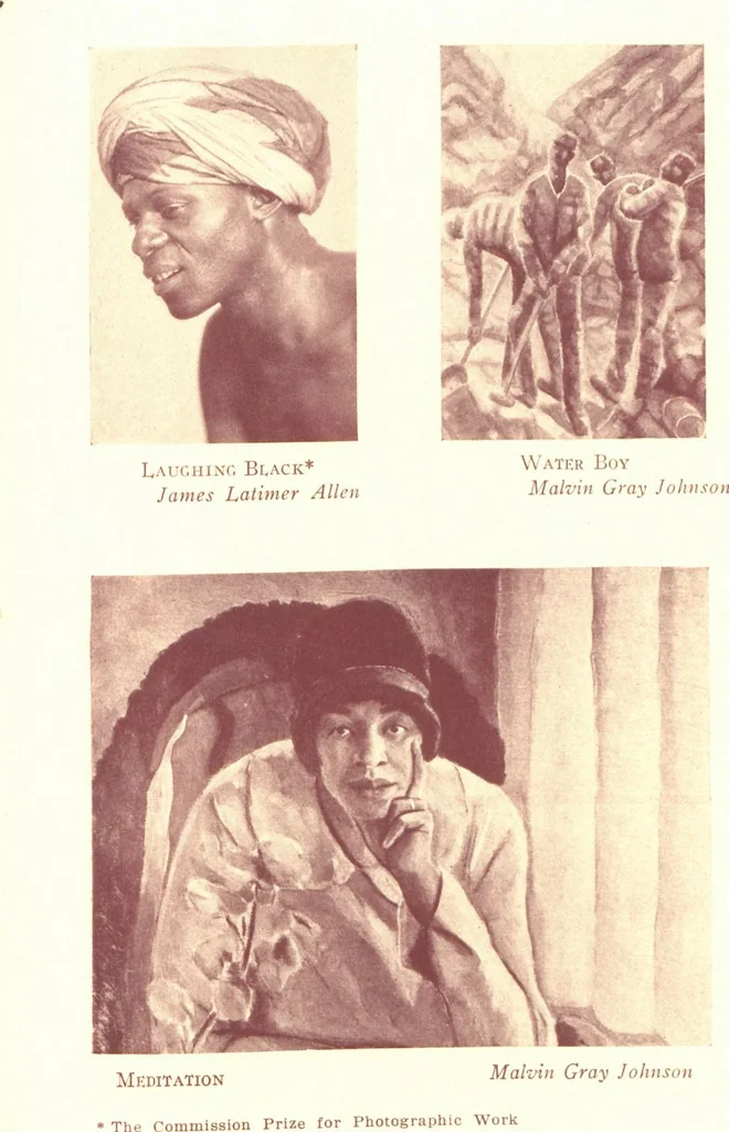 An illustration from An exhibition of the work of Negro artists / presented by the Harmon Foundation at the Art Center, 1931, leaf 33