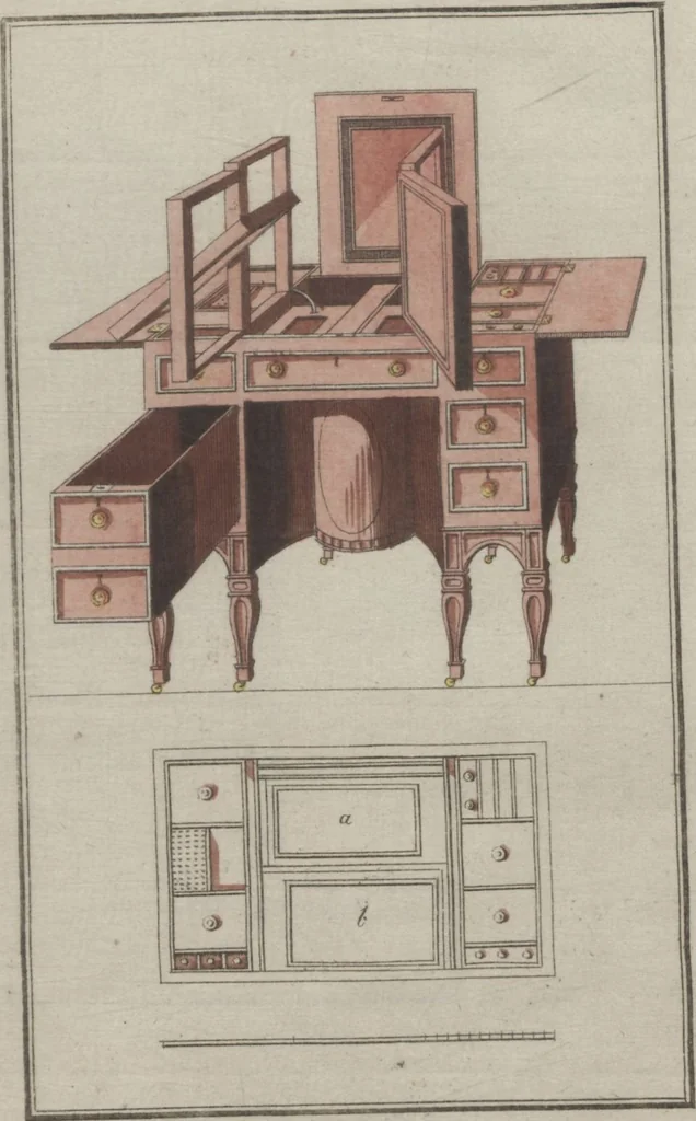 An illustration from Muster zu Zimmer-Verzierungen und Ameublements [Volume 2], 1794, leaf 29