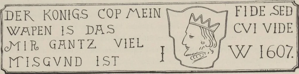 An illustration from Geschichte der Solinger Klingenindustrie / von Rudolf Cronau, 1885, leaf 42