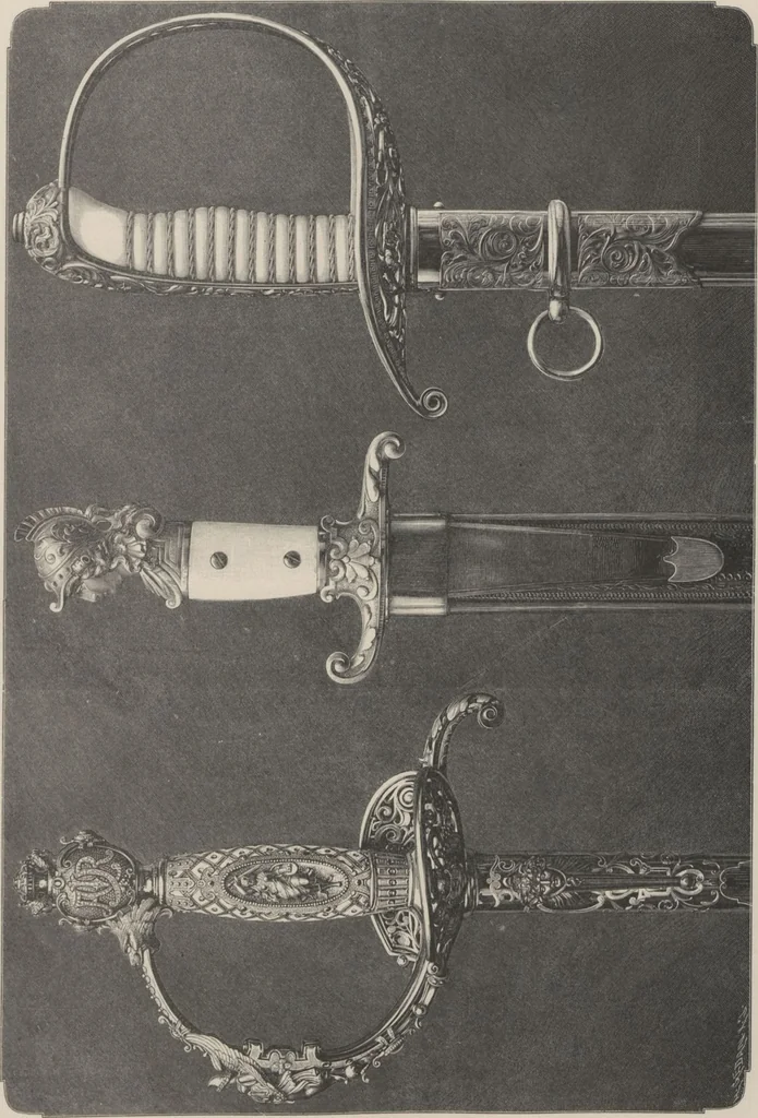An illustration from Geschichte der Solinger Klingenindustrie / von Rudolf Cronau, 1885, leaf 49