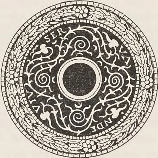 An illustration from Beschreibung römischer Altertümer [volume 1] / gesammelt von Carl Anton Niessen, 1911, leaf 225