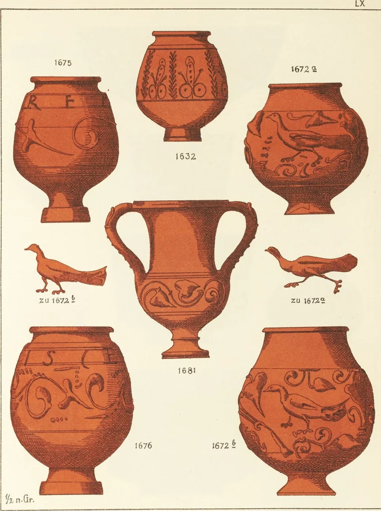 An illustration from Beschreibung römischer Altertümer [volume 2] / gesammelt von Carl Anton Niessen, 1911, leaf 121
