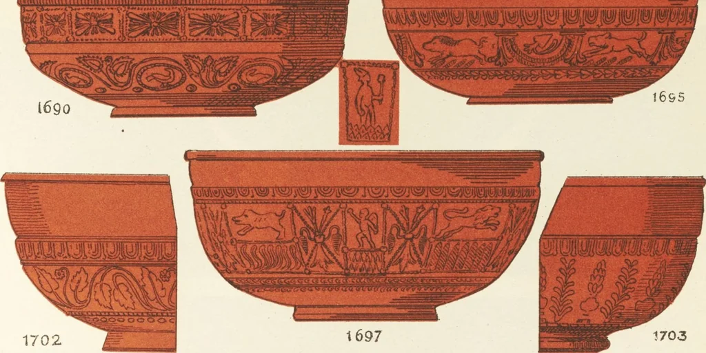 An illustration from Beschreibung römischer Altertümer [volume 2] / gesammelt von Carl Anton Niessen, 1911, leaf 125