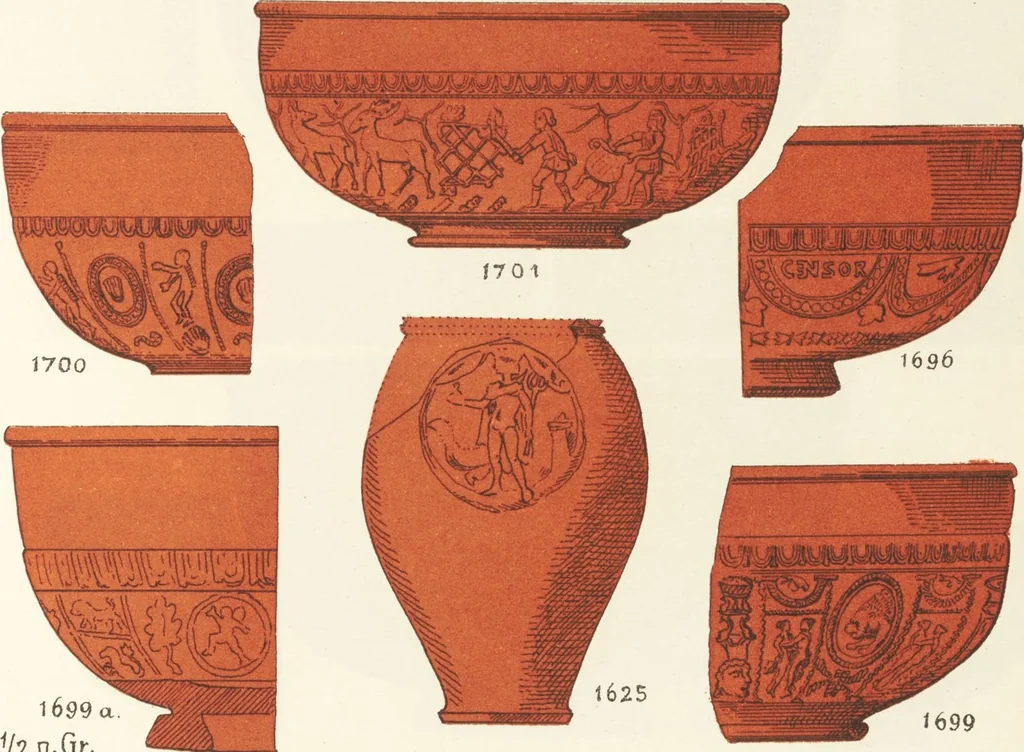 An illustration from Beschreibung römischer Altertümer [volume 2] / gesammelt von Carl Anton Niessen, 1911, leaf 125
