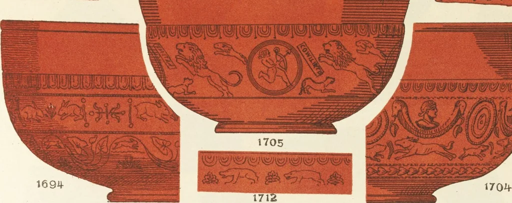 An illustration from Beschreibung römischer Altertümer [volume 2] / gesammelt von Carl Anton Niessen, 1911, leaf 127