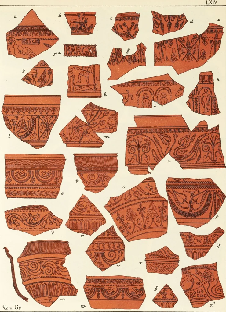 An illustration from Beschreibung römischer Altertümer [volume 2] / gesammelt von Carl Anton Niessen, 1911, leaf 129