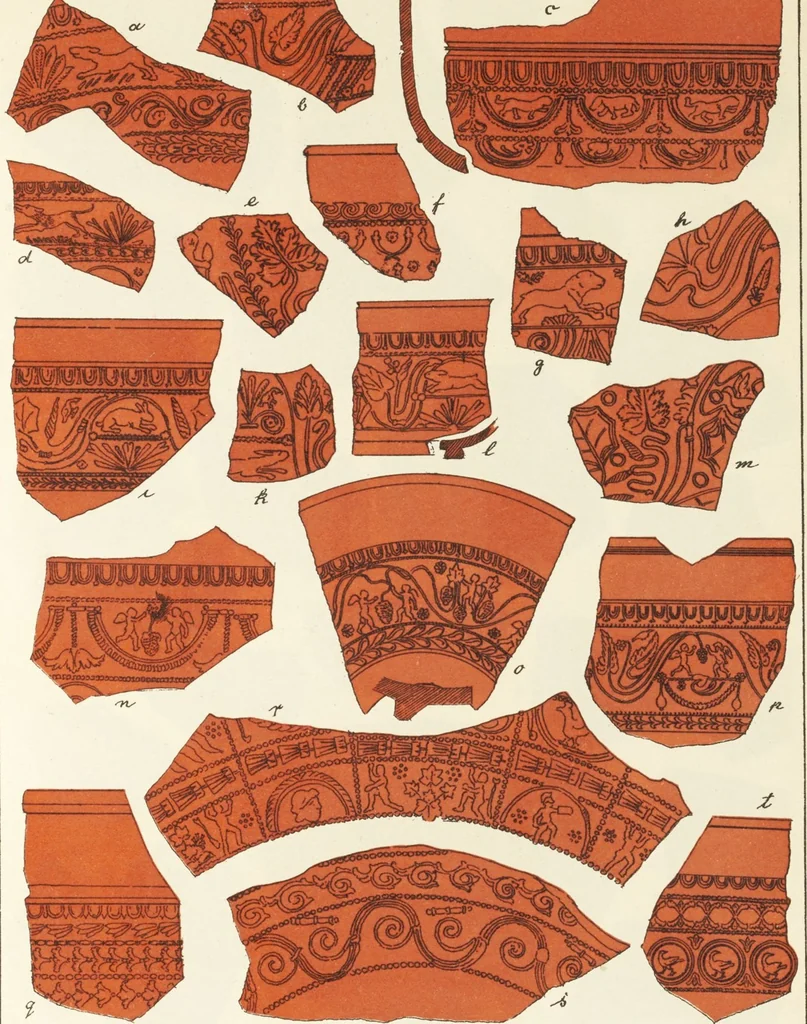 An illustration from Beschreibung römischer Altertümer [volume 2] / gesammelt von Carl Anton Niessen, 1911, leaf 133