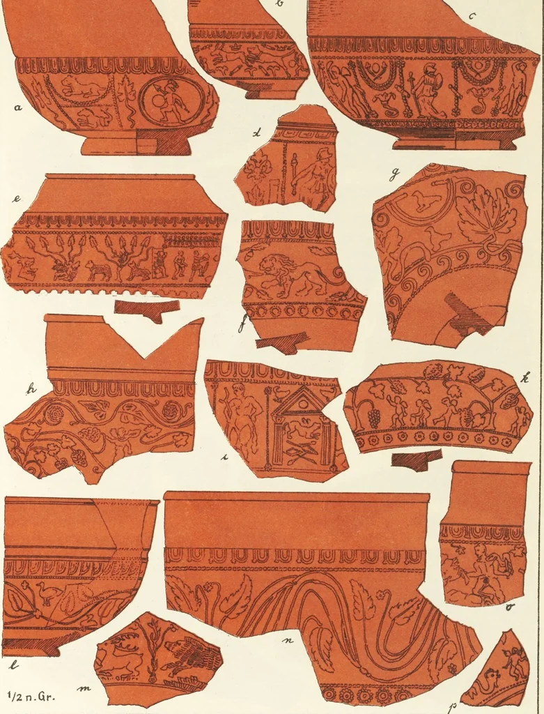 An illustration from Beschreibung römischer Altertümer [volume 2] / gesammelt von Carl Anton Niessen, 1911, leaf 139
