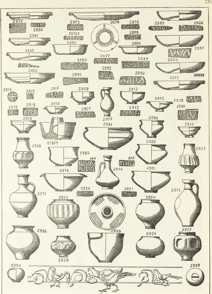 An illustration from Beschreibung römischer Altertümer [volume 2] / gesammelt von Carl Anton Niessen, 1911, leaf 209