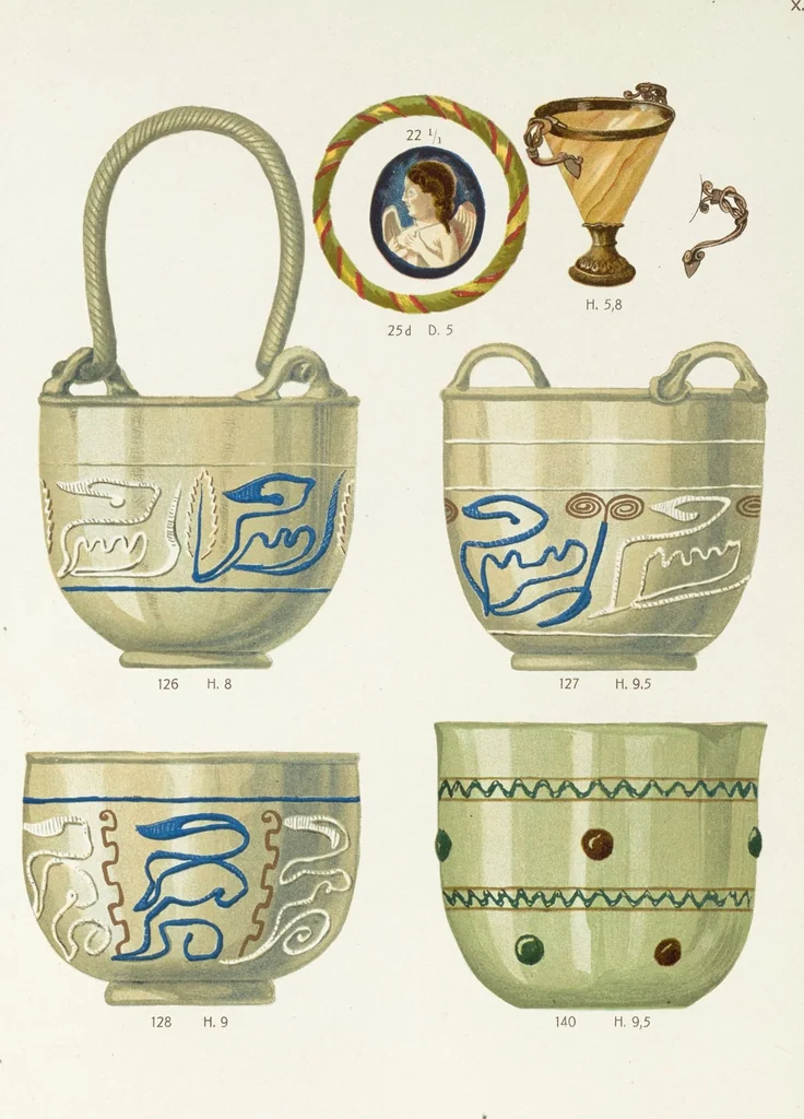 An illustration from Beschreibung römischer Altertümer [volume 2] / gesammelt von Carl Anton Niessen, 1911, leaf 21