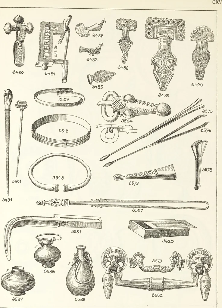 An illustration from Beschreibung römischer Altertümer [volume 2] / gesammelt von Carl Anton Niessen, 1911, leaf 231