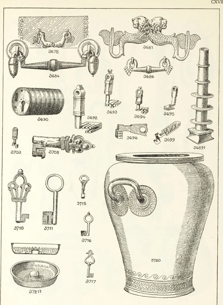 An illustration from Beschreibung römischer Altertümer [volume 2] / gesammelt von Carl Anton Niessen, 1911, leaf 235