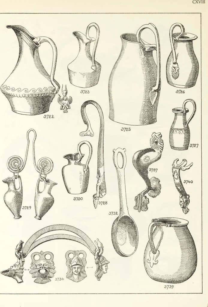 An illustration from Beschreibung römischer Altertümer [volume 2] / gesammelt von Carl Anton Niessen, 1911, leaf 237