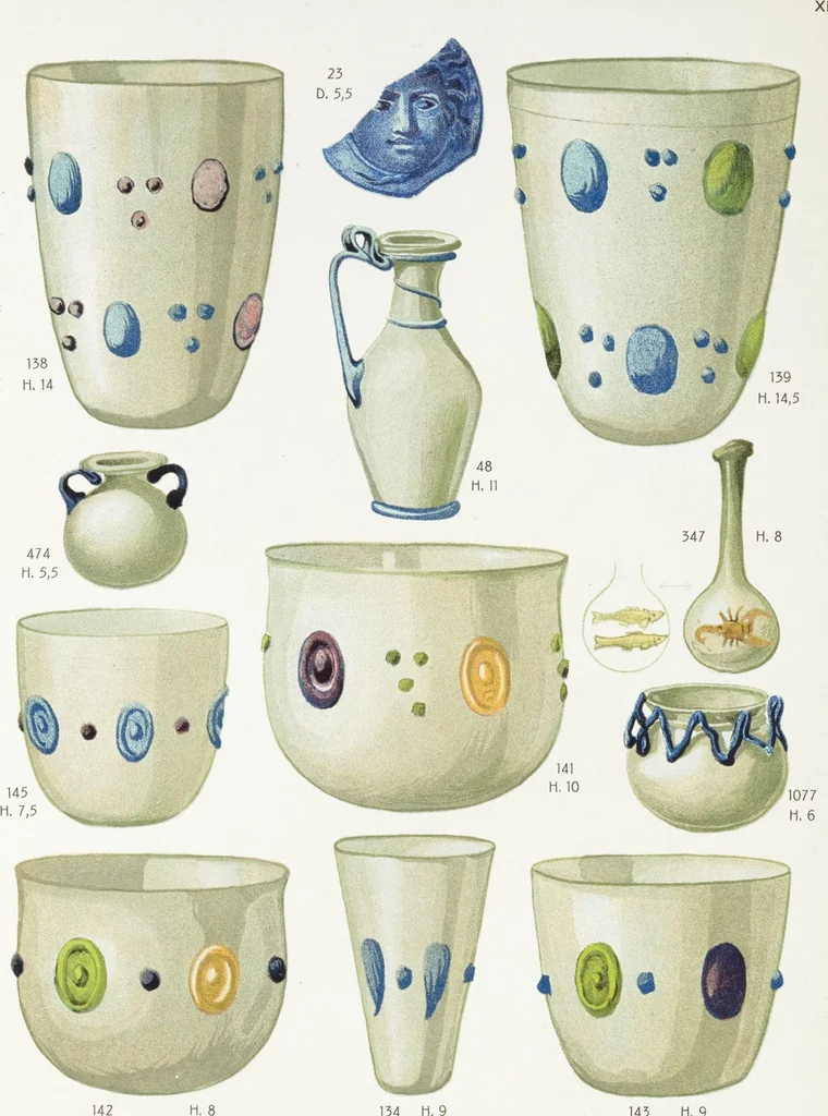 An illustration from Beschreibung römischer Altertümer [volume 2] / gesammelt von Carl Anton Niessen, 1911, leaf 25