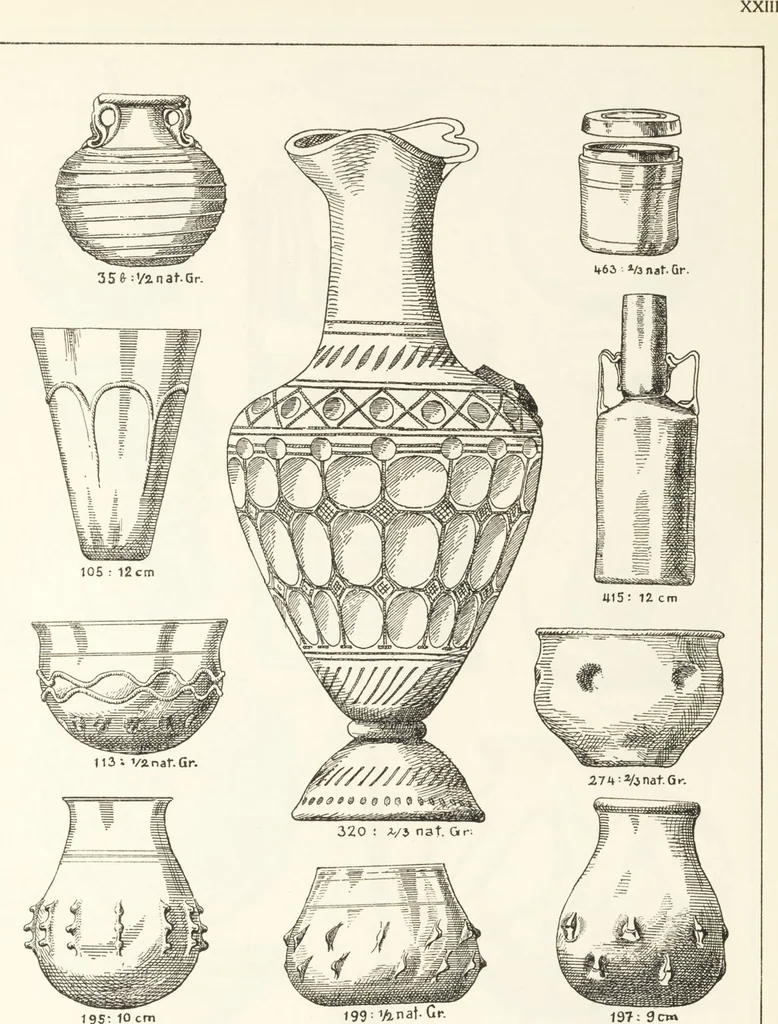 An illustration from Beschreibung römischer Altertümer [volume 2] / gesammelt von Carl Anton Niessen, 1911, leaf 47