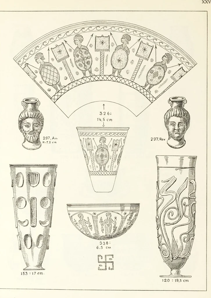 An illustration from Beschreibung römischer Altertümer [volume 2] / gesammelt von Carl Anton Niessen, 1911, leaf 51