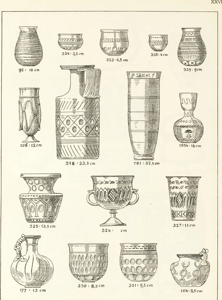An illustration from Beschreibung römischer Altertümer [volume 2] / gesammelt von Carl Anton Niessen, 1911, leaf 53
