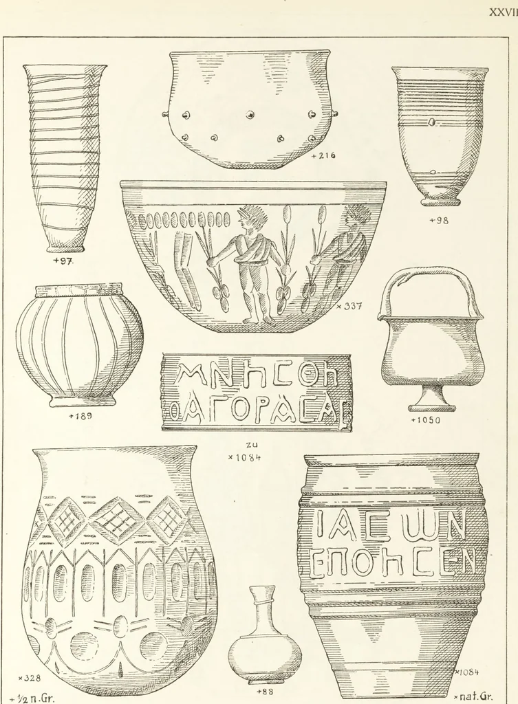 An illustration from Beschreibung römischer Altertümer [volume 2] / gesammelt von Carl Anton Niessen, 1911, leaf 55